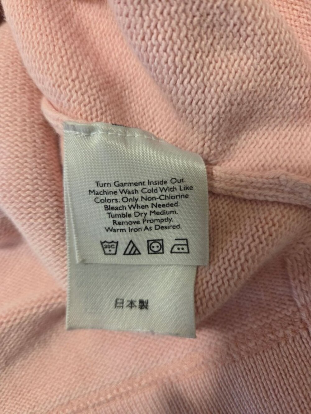 Eddie Bauer Womens Pink Cotton Crewneck Sweater XL classic All Natural preppy - Picture 7 of 7